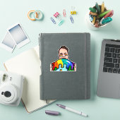 JoeMLyman Rainbow World Sticker (iPad Cover)