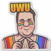 JoeMLyman UwU Sticker (Voorkant)