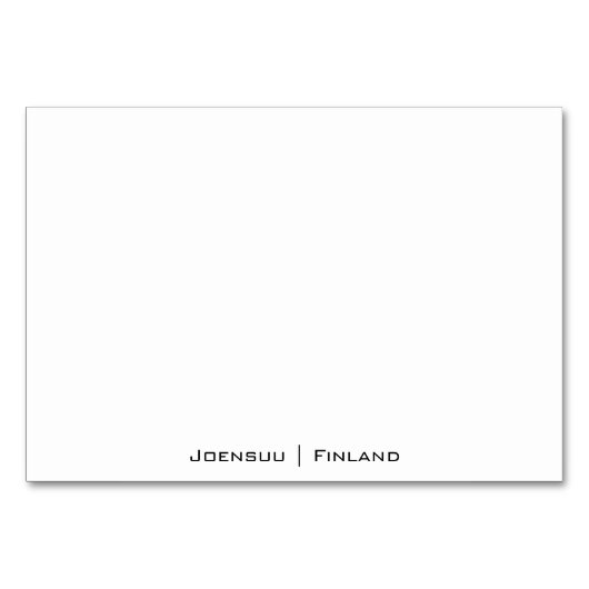 Joensuu in de zomer kaart (Achterkant)