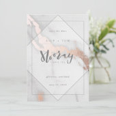 JOEPIE, IK HEB JA GEZEGD!-SAVE THE DATE KAART (Staand voorkant)