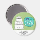 JOEPIE voor Trouwtaart! Aanpasbaar Magneet (Voorkant / Achterkant)