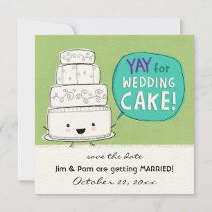 JOEPIE voor Trouwtaart! Grappige Trouw Aankondigin Save The Date