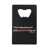 Joes-Ability Creditkaart Flessenopener (Voorkant)