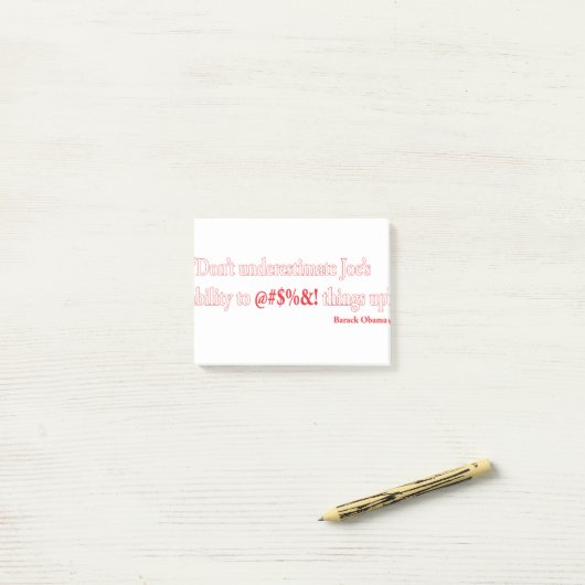 Joes-Ability Post-it® Notes (Op bureau)