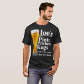 Joes Beer Removal Service Funny Beer Lovers T-shirt (Voorkant volledig)