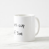 Joe's beker van Joe Coffee Mok. Koffiemok (Voorkant rechts)