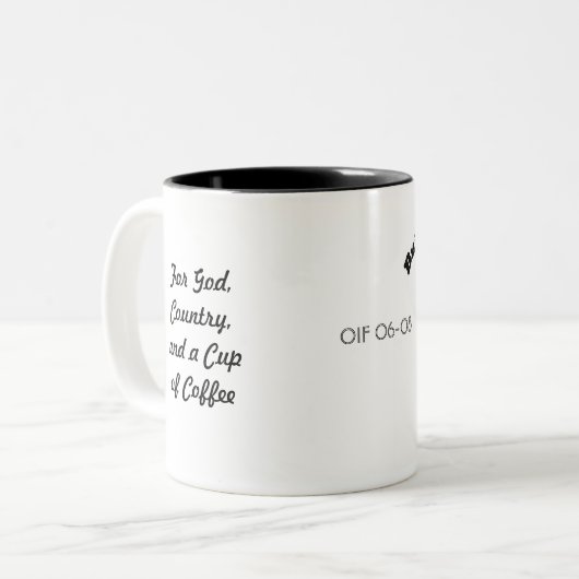 JOE's Cafe Coffee Two Tone Coffee mok (Voorkant links)