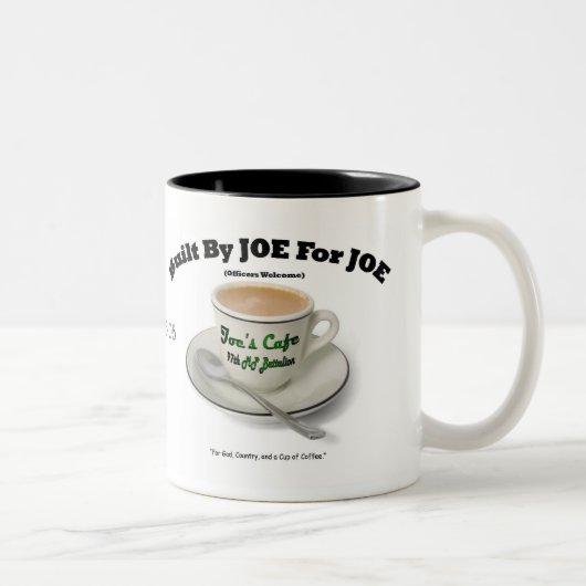 JOE's Cafe Coffee Two Tone Coffee mok (Rechts)