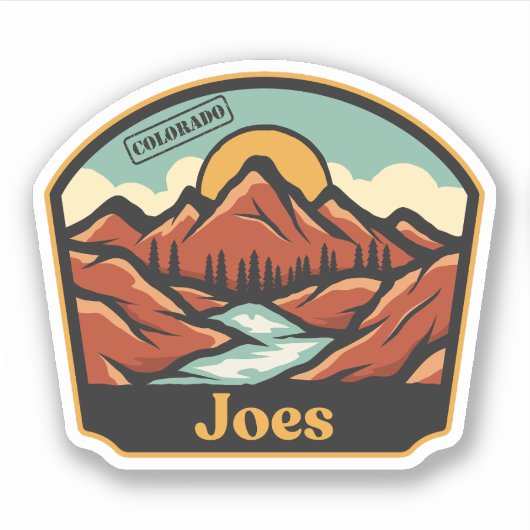 Joes, Colorado Sticker (Voorkant)