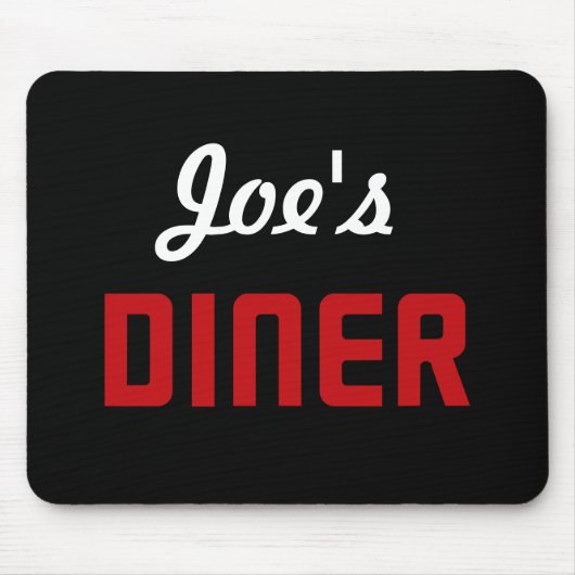 Joe's Diner Muismat (Voorkant)