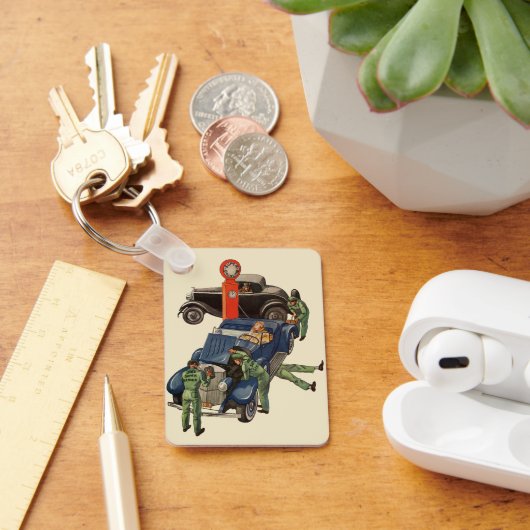 Joe's Full Service Benzine Station, Ouderwetse Zak Sleutelhanger (Bureau)