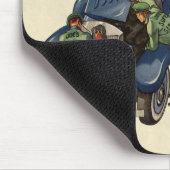 Joe's Full Service-benzinepomp, Zakelijk Vintage Muismat (Hoek)