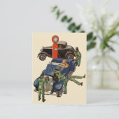 Joe's Full Service Gas Station,  Business Briefkaart (Staand voorkant)