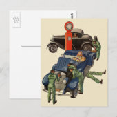 Joe's Full Service Gas Station,  Business Briefkaart (Voorkant / Achterkant)