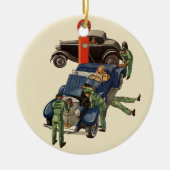 Joe's Full Service Gas Station,  Business Keramisch Ornament (Voorkant)