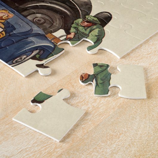 Joe's Full Service Gas Station,  Business Legpuzzel (Zijkant)