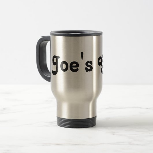 Joe's meisje. reisbeker (Voorkant links)