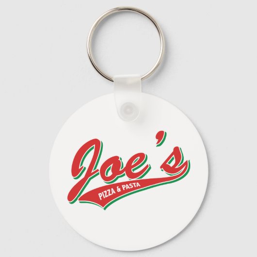 Joe's Pizza & Pasta Sleutelhanger (Voorkant)
