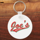 Joe's Pizza & Pasta Sleutelhanger (Voorkant)