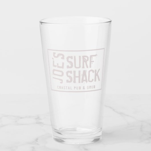 Joe's Surf Shack Glas (Voorkant)