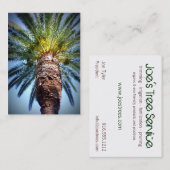 Joe's Tree Service Card Visitekaartje (Voorkant / Achterkant)