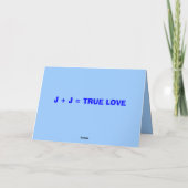 Joe's verjaardag Kaart (Achterkant)