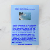 Joe's verjaardag Kaart (Binnen)