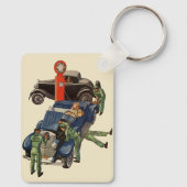 Joe's Volledige Service Tankstation, Ouderwetse Za Sleutelhanger (Achterkant)