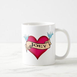 Joey - Aangepast Tattoo T-shirts en cadeautjes Koffiemok