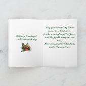 Joey Bezorgd voor Kerstmis (2015) Feestdagen Kaart (Binnen)