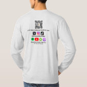 Joey Busted Brackets met lange mouw T-shirt (Achterkant)