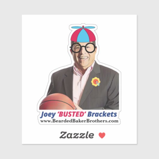 Joey Busted Brackets Sticker (Vel)