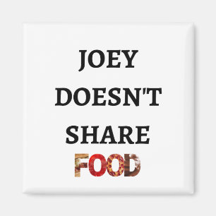 Joey deelt geen voedselmagneet magneet