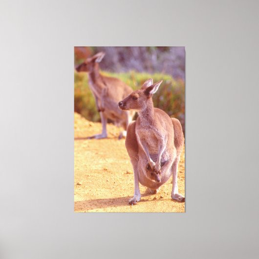 JOEY en MOM 40x60 Canvas Afdruk (Voorkant)