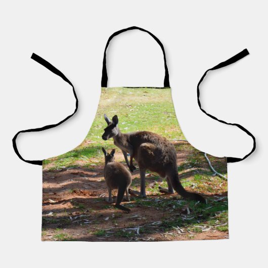 Joey en Mummy Kangaroo, Kinder Schort voor volledi (Voorkant)