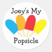 Joey is mijn ijsje Sticker (Voorkant)