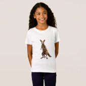 Joey Joey Jumping: Speelse Kangaroo T-shirt Design (Voorkant volledig)