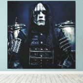 Joey Jordison Custom Frame Canvas Afdruk (Insitu (Houten vloer))