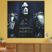 Joey Jordison Custom Frame Canvas Afdruk (Insitu (Woonkamer))