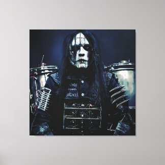 Joey Jordison Custom Frame Canvas Afdruk