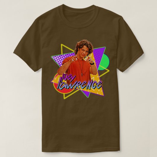 Joey Lawrence WHOA 80s sitcom icoon T-shirt (Design voorkant)