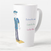 'Joey' - Leef je wijsheid (M) Latte Mok (Rechterhoek)