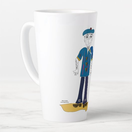 'Joey' - Leef je wijsheid (M) Latte Mok (Linkerhoek)