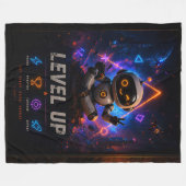 Joey level up gaming fleece deken crayon crew co (Voorkant (Horizontaal))