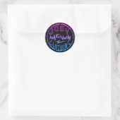 Joey Magnum Kleding Ronde Sticker (Tas)