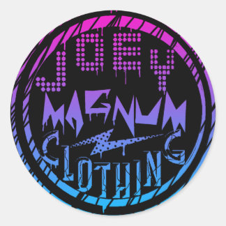 Joey Magnum Kleding Ronde Sticker