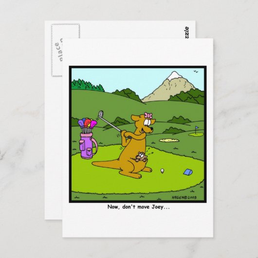 Joey niet verplaatsen briefkaart (Voorkant / Achterkant)