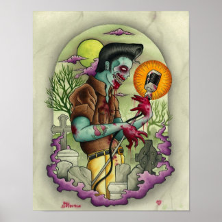 Joey Ortega Zombie King Poster