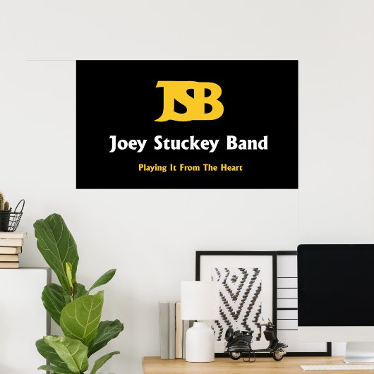 Joey Stuckey Band Poster (Thuiskantoor)