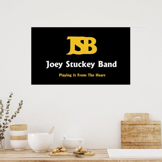 Joey Stuckey Band Poster (Keuken)